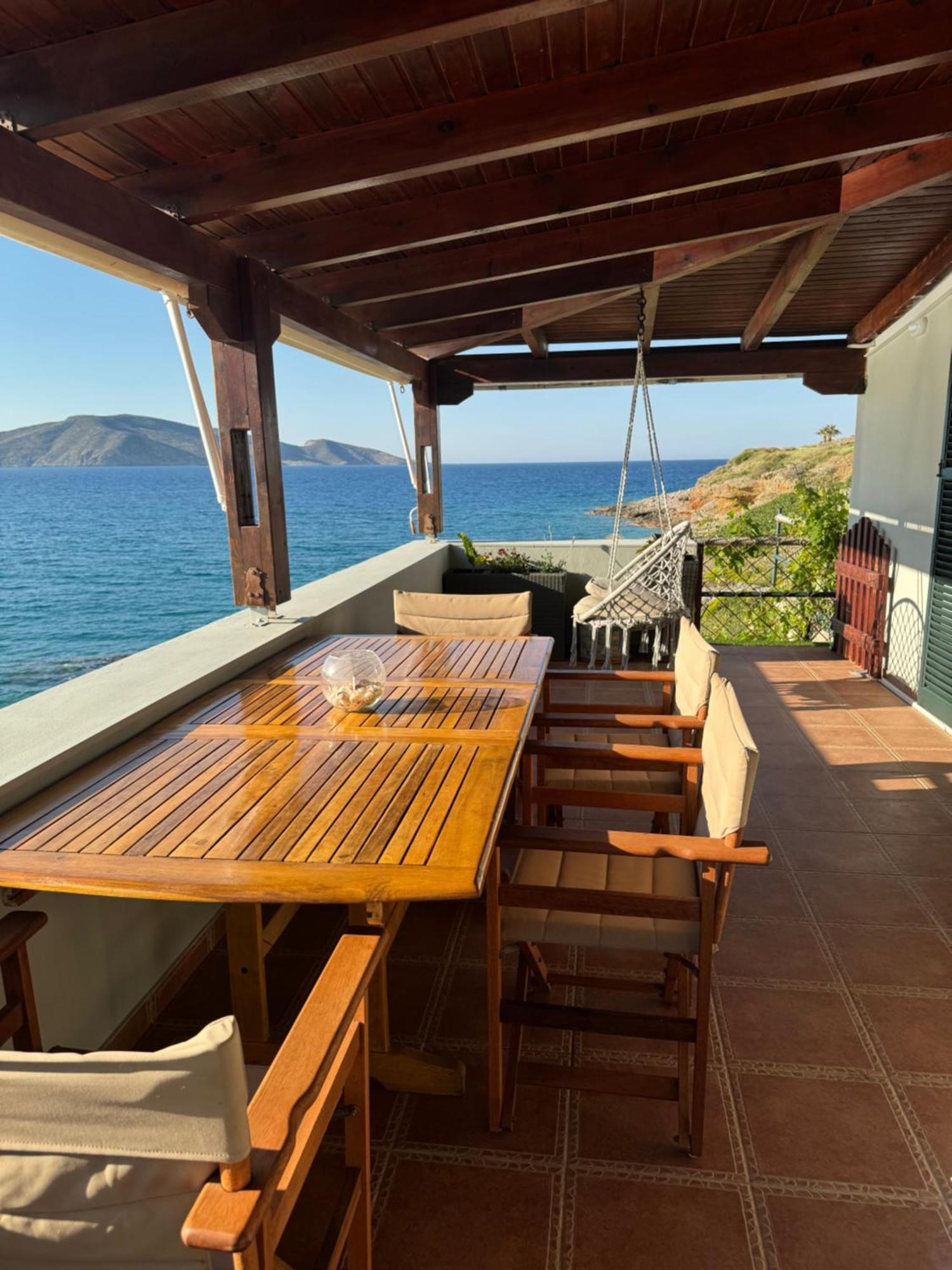 Tholos Alexandra'S Beachfront House Kavoúsion 外观 照片