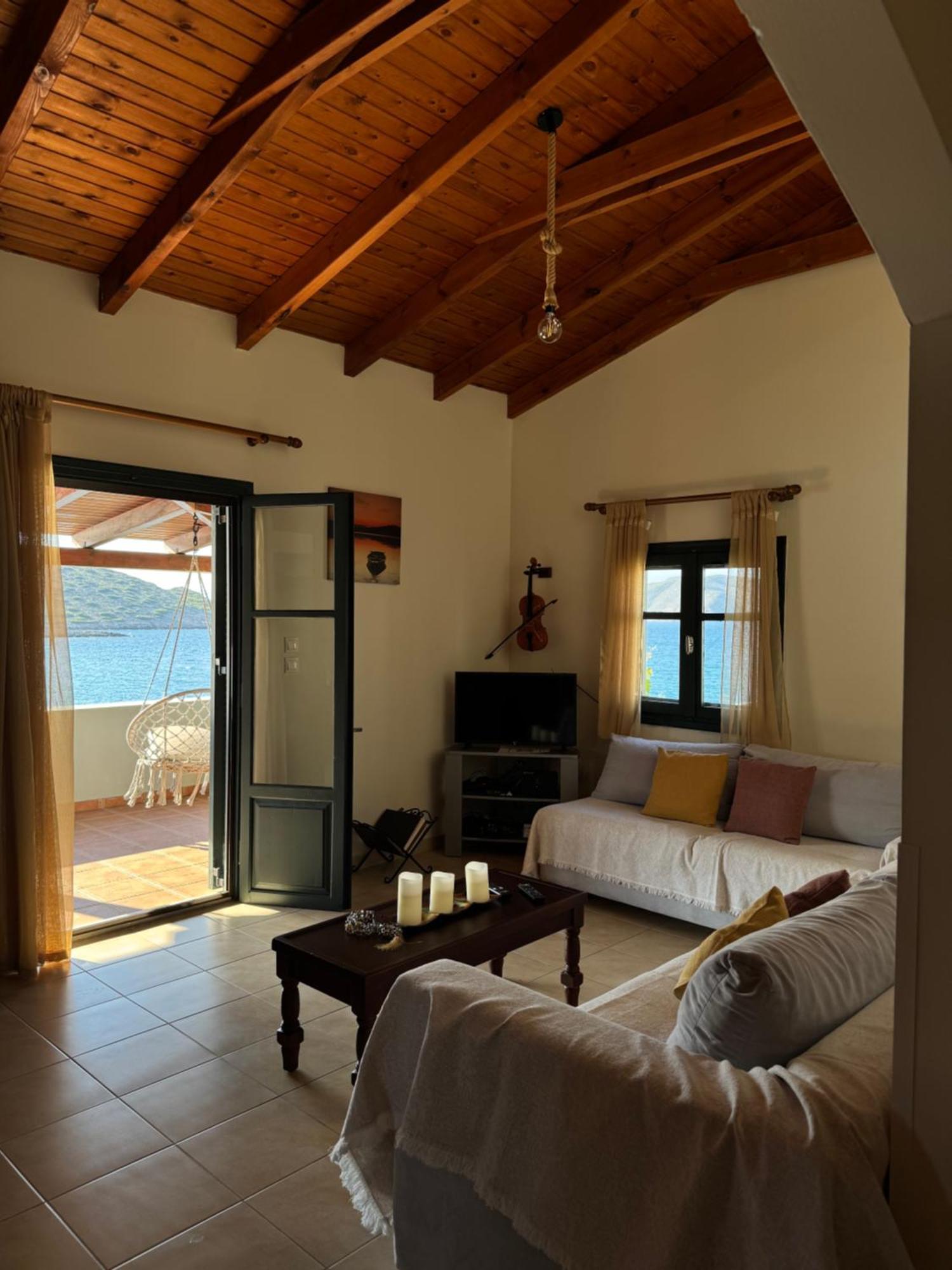 Tholos Alexandra'S Beachfront House Kavoúsion 外观 照片
